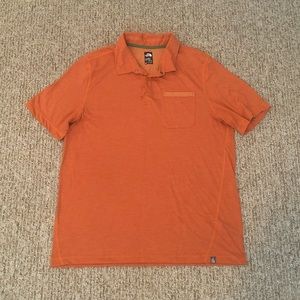 The North Face Flash Dry Polo Shirt Orange XL